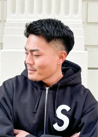ショート メンズ DAD　BARBERSHOP所属・三宮メンズカット ヨシイッキのヘアスタイル