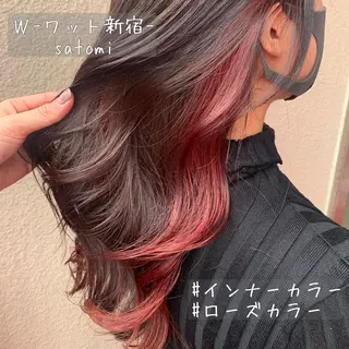ロング 淡色ふんわりhair 新宿satomiのヘアスタイル