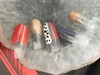 ネイル トップネイリスト Ribbon立川店のネイルデザイン