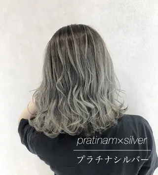 ミディアム カラー シールエクステ/渋谷 ／ギャル/LIALAのヘアスタイル