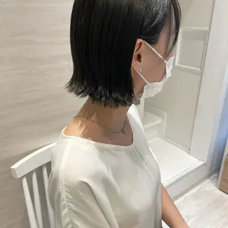 ショート Chiho / 梅田 / ボブ/ パーマのヘアスタイル