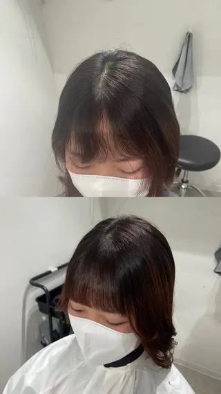 ショート パーマ みずき /府中/ボブ /ニュアンスカラーのヘアスタイル