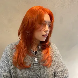 ロング カラー AIRI /XENA渋谷本店のヘアスタイル