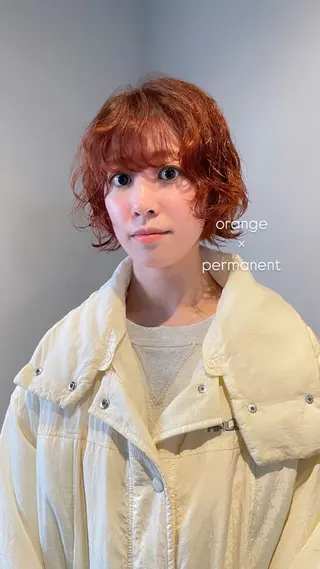 ショート カラー sourire  西大分所属・Sourire西大分 ☘️いけだ　あおいのヘアスタイル