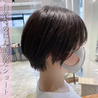 ショート ✨圧倒的満足度◎ 小顔美人ショート✨佃のヘアスタイル