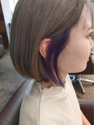 ミディアム カラー 🐥Homie/ yuna🐥のヘアスタイル