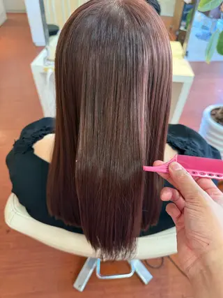 セミロング くわこひなた 【下赤塚サロン🎀】のヘアスタイル