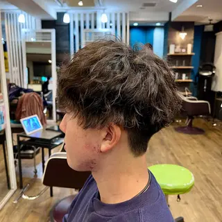 パーマ メンズ アグヘアーシータ所属・🤩メンズカット/ パーマ山本🤩のヘアスタイル