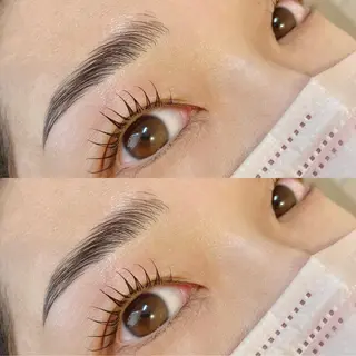 マツエク・マツパ アイブロウ 十文字 りょうのマツエク・マツパデザイン