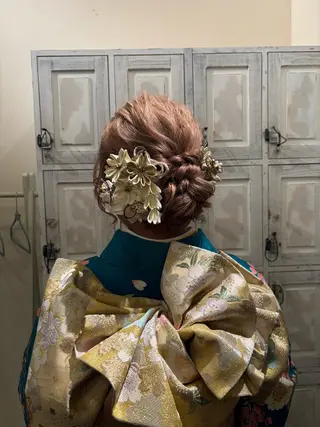 ヘアアレンジ ボブ/顔周りレイヤー 🎀momoka🎀のヘアスタイル