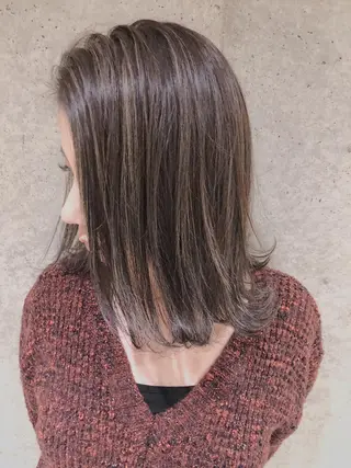 ミディアム カラー LA KING GINZA TOKYO所属・🧡ショートの達人 🧡SHOのヘアスタイル