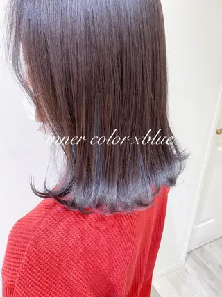 ミディアム カラー 横浜🍒ルーツカラー エクステ／RIEのヘアスタイル