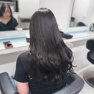 ロング カラー ヘアアレンジ 透け上品ハイトーン 職人ゆうと🤍のヘアスタイル