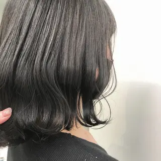 セミロング カラー 🥞ベージュ系カラー 【すずきりほ】🥞のヘアスタイル