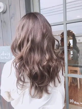 ロング カラー 永井 亜実のヘアスタイル