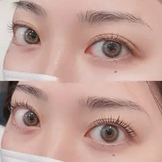 パーマ 眉毛×まつ毛パーマ×コルギ専門店【小顔プロデュース〜KOKARO〜豊川店】所属・井田 至音のマツエク・マツパデザイン