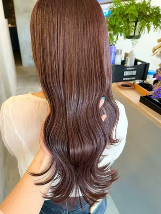 ロング カラー Salon de  COCO所属・Yuka /ツヤカラー✨のヘアスタイル