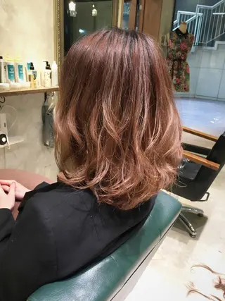ミディアム 松村 崇弘のヘアスタイル