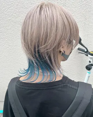 ショート カラー belle   表参道　terrace所属・抜きっぱなしブロンド /ハイトーン/カナタのヘアスタイル