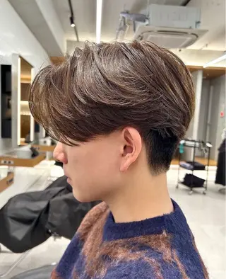 ショート パーマ 毛流れ製造/ ウルフ🐺🔥河原田のヘアスタイル