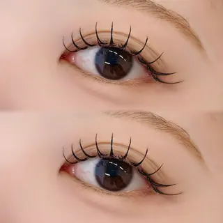 マツエク・マツパ しみず🌙💭 ぱっちり束感/横浜のマツエク・マツパデザイン