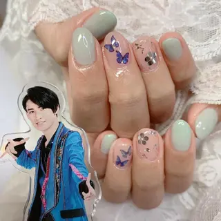 ネイル La neige* yuki 🥯🍑のネイルデザイン