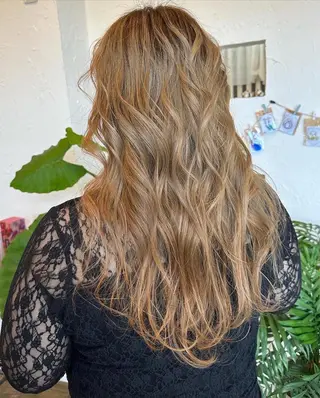 ロング カラー パーマ ヘアアレンジ メンズ ネイル 美容室 ソンリエのヘアスタイル