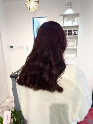 ミディアム カラー 河野 いずみのヘアスタイル