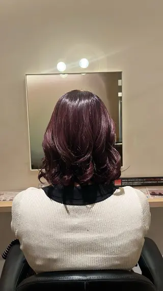 ミディアム カラー 🕊️寺畑陽依 🕊️のヘアスタイル