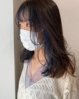 セミロング レイヤー/大人ボブ 渡邉【日吉美容室】のヘアスタイル