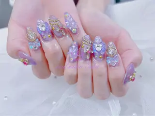 ネイル ネイルサロンエクラ 🫧Shizukaのネイルデザイン