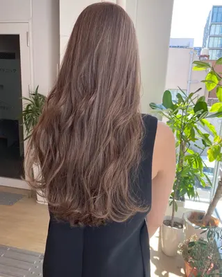 ロング カラー 八谷 将平のヘアスタイル