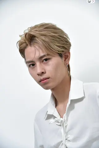 ショート カラー パーマ メンズ サロウィン所属・飯田 とうまのヘアスタイル