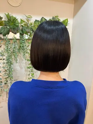 ミディアム ⚪️髪質改善 縮毛 店長 コウ⚪️のヘアスタイル