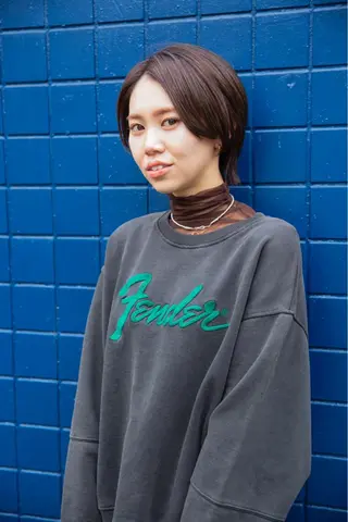 ショート カラー 千葉 郁也のヘアスタイル