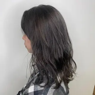 セミロング カラー ヘアアレンジ 【Sweep】おじま のぞみのヘアスタイル