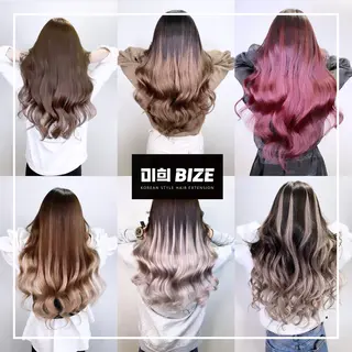 ロング 💎馴染むエクステ ×カラーTOMO💎のヘアスタイル