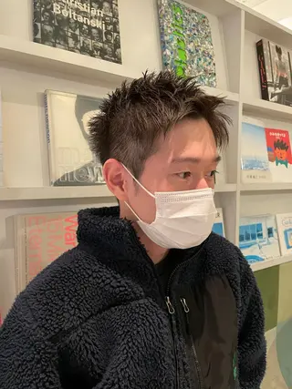 ショート メンズ 塚田 銀太のヘアスタイル