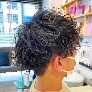 ショート パーマ メンズ すげさやか ✨メンズカットパーマのヘアスタイル
