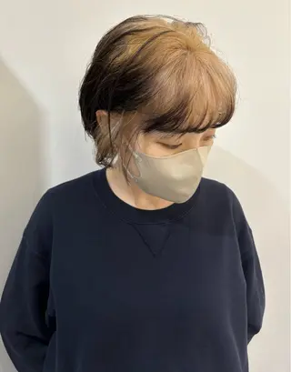 ショート カラー SALOWIN 神宮前５丁目店所属・メンズ/特殊ヘア パーマ🕷️小夏貴也のヘアスタイル