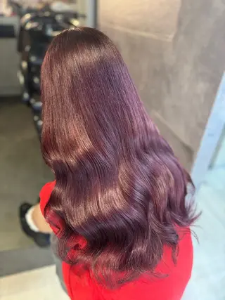 ロング カラー 🩶mana🩶艶髪 /カラーオンカラーのヘアスタイル