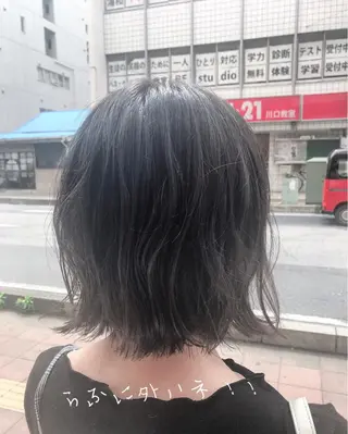 ミディアム カラー アザマ　ヤスカツ _rosso 川口のヘアスタイル