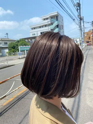 ミディアム カラー 谷合 貴志のヘアスタイル