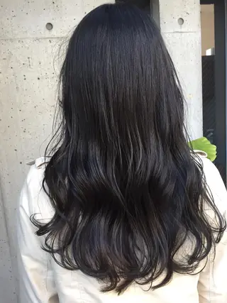 ロング カラー パーマ ヘアアレンジ メンズ キッズ ネイル マツエク・マツパ 韓国風×透明感カラー 髪質改善オタベシンヤのヘアスタイル