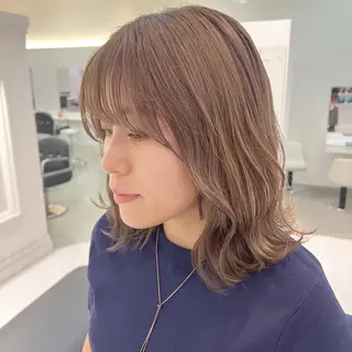 ミディアム カラー ParveMix /  相馬 さくらのヘアスタイル