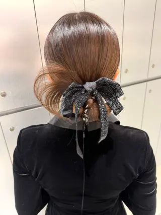 ヘアアレンジ ヘアセット🎀耳つぼ 👂💎MONAMIのヘアスタイル