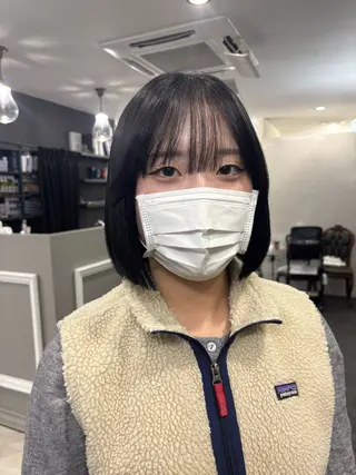 ミディアム カラー 【NARVIS】 菅田愛華のヘアスタイル