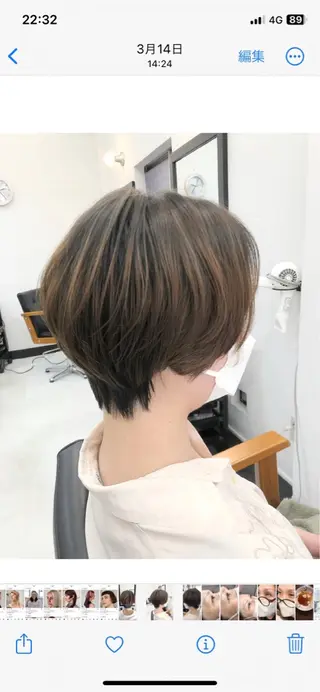 ショート THE REMMY ユミザのヘアスタイル