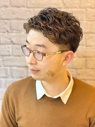 ショート パーマ メンズ 【メンズカット】 黒田美穂のヘアスタイル