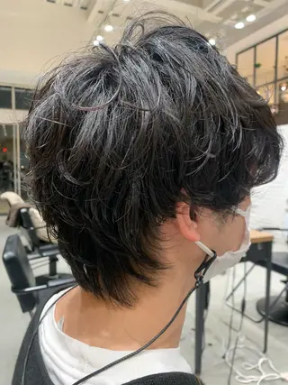 パーマ メンズ 大木 華のヘアスタイル